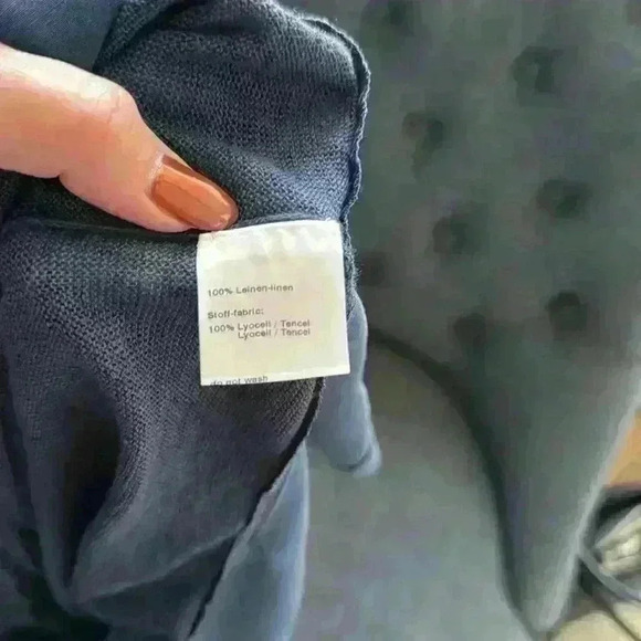 NWT Akris Punto tunic in denim color size 14.  3/4 length sleeves - Picture 8 of 9